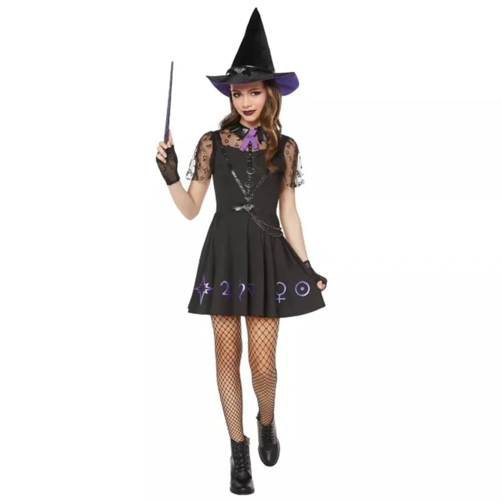 Spirit Halloween Girls Coven Academy‎ Costume Size Small (4-6)